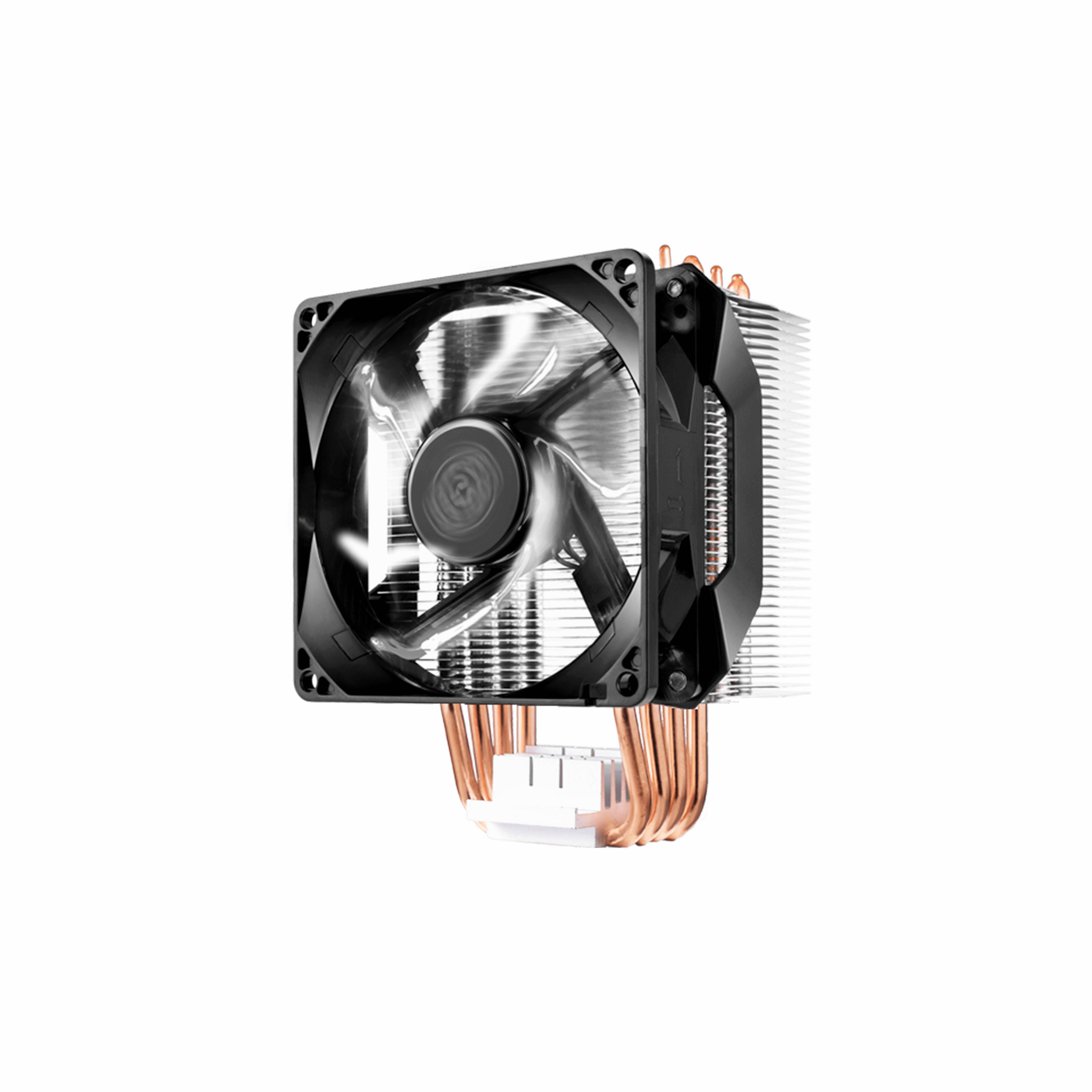 Cooler Master H411 Compact Air Tower 92mm White LED Fan 4 Heat Pipes